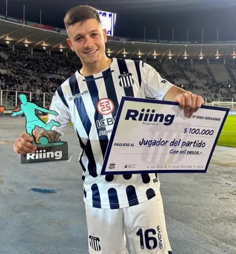 Rodrigo Garro eleito melhor jogador da partida. Foto: Acervo Pessoal/Reprodução