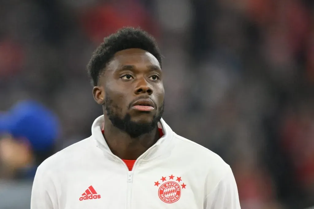 Alphonso Davies . (Photo by Sebastian Widmann/Getty Images)