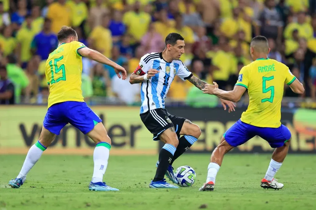 Argentino no clássico diante do Brasil (Photo by Buda Mendes/Getty Images)