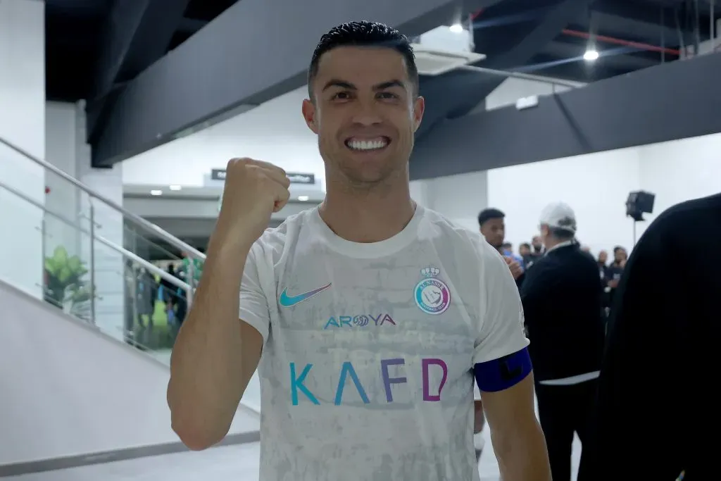 Cristiano Ronaldo of Al Nassr (Photo by Yasser Bakhsh/Getty Images)