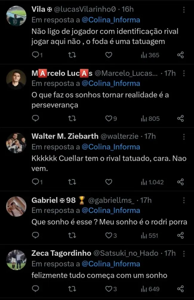 Repercussão via Twitter