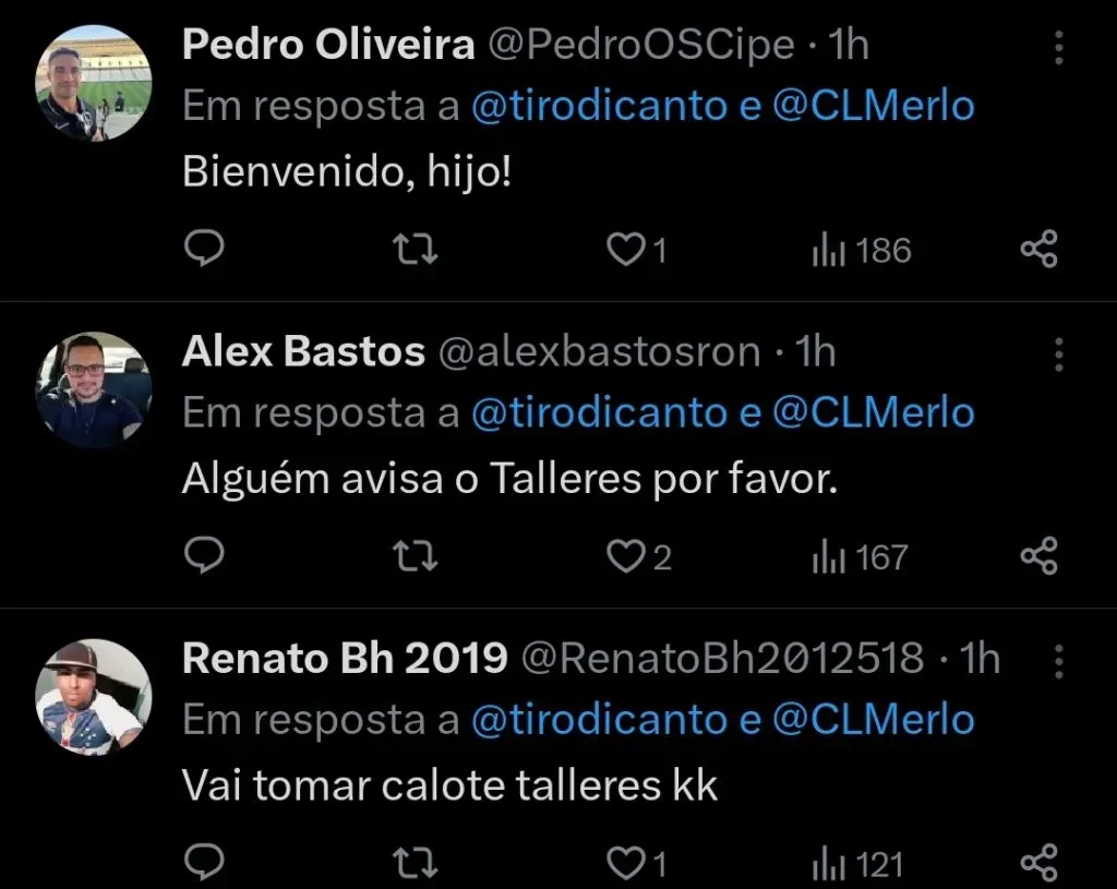 Repercussão via Twitter