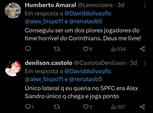 Repercussão via Twitter