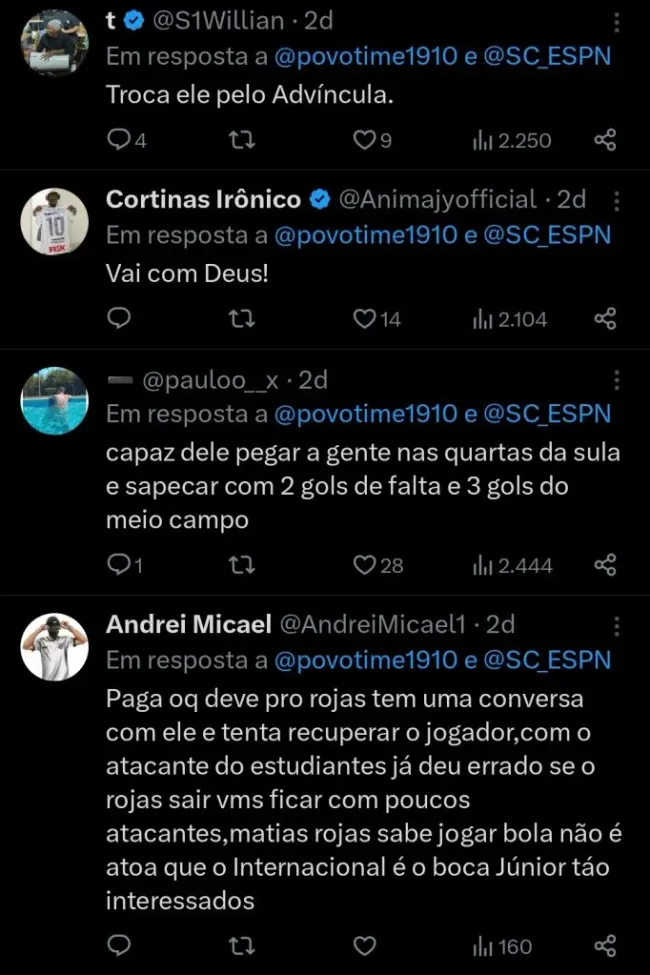 Repercussão via Twitter