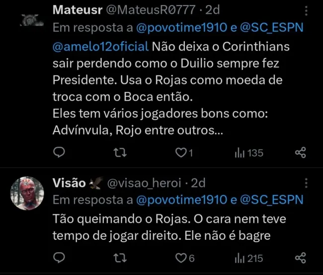 Repercussão via Twitter