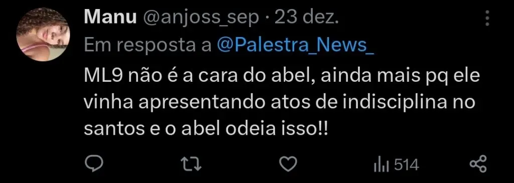 Repercussão via Twitter