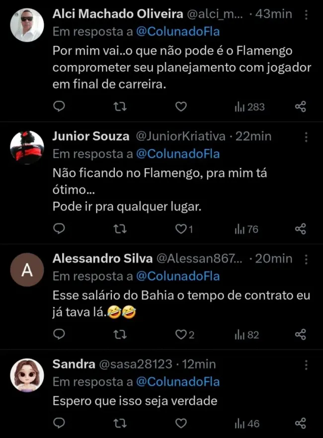 Repercussão via Twitter
