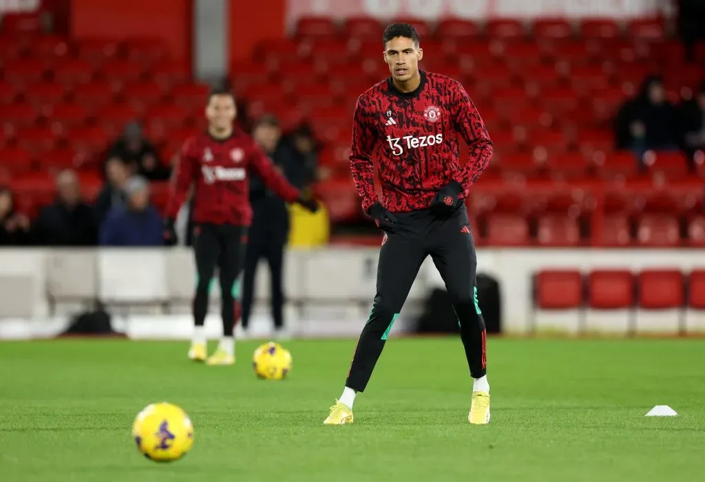 Raphael Varane of Manchester United. (Photo by Catherine Ivill/Getty Images)