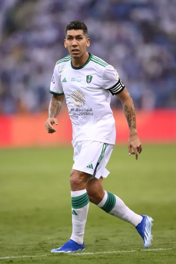Roberto Firmino em ação pelo Al-Ahli, da Arábia Saudita. Foto: Justin Setterfield/Getty Images