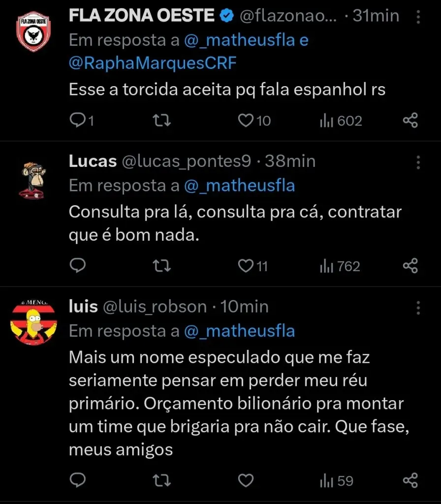 Repercussão via Twitter