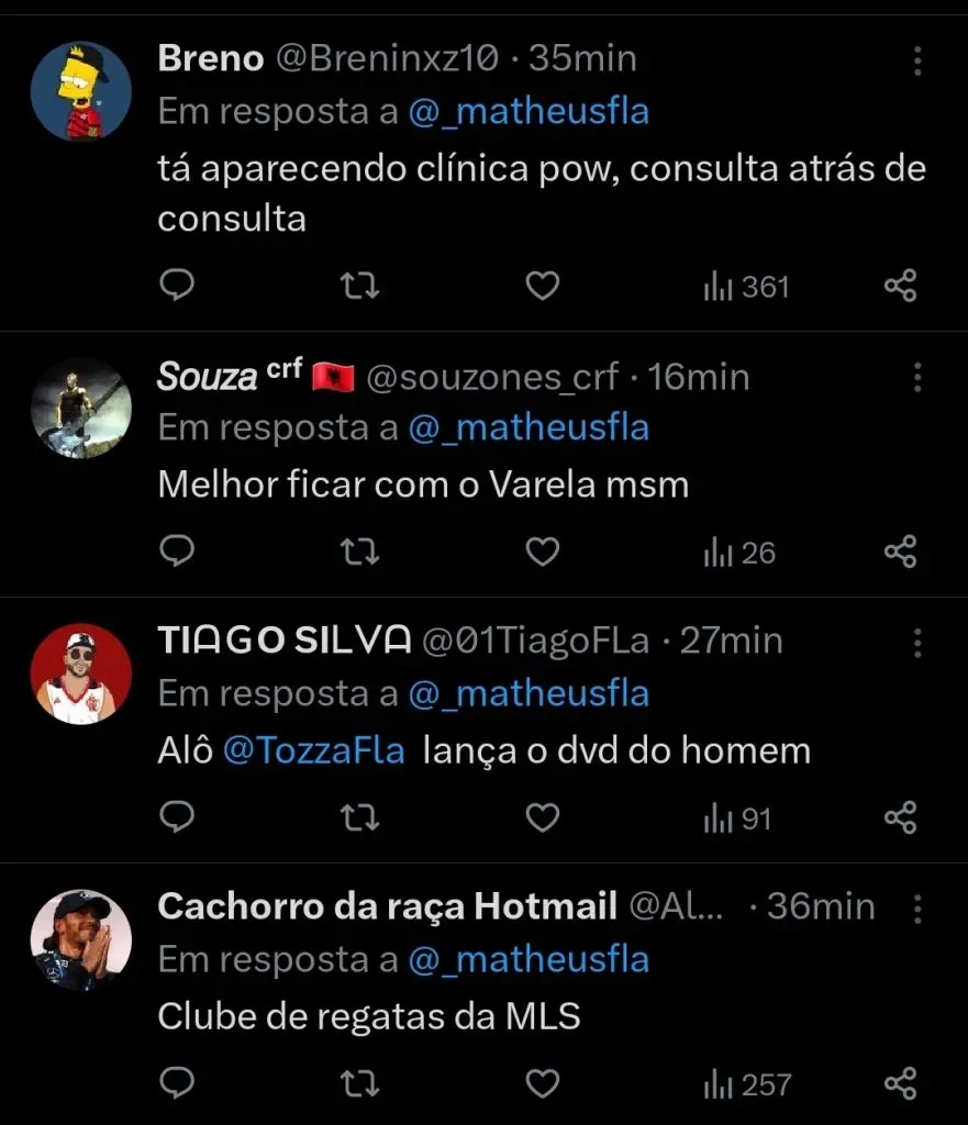 Repercussão via Twitter