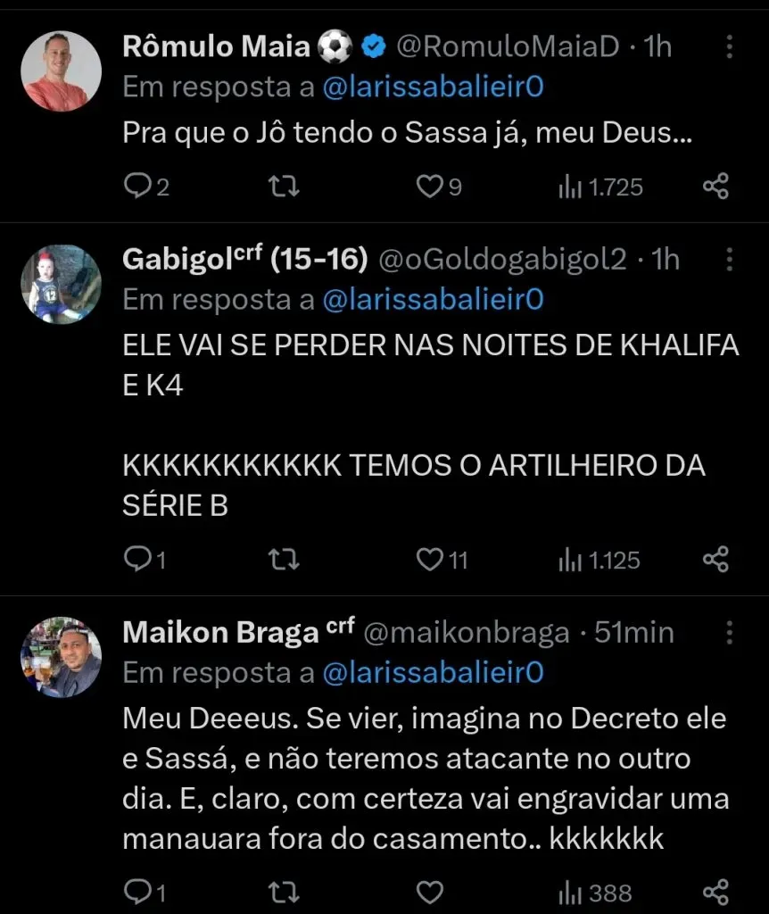 Repercussão via Twitter