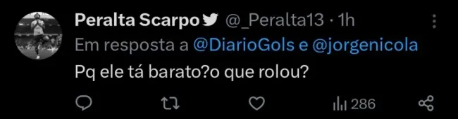 Repercussão via Twitter