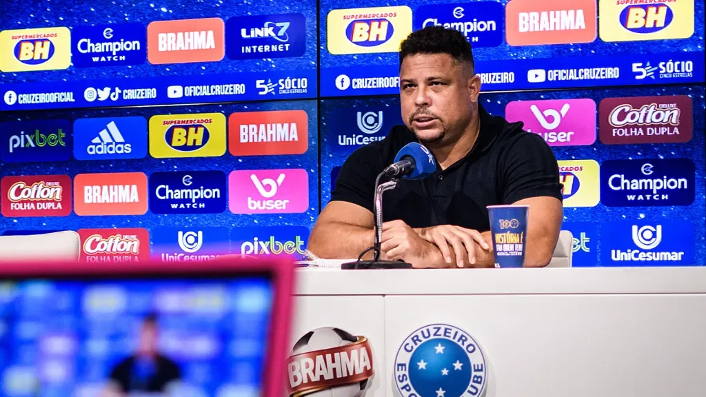 Ronaldo Fenômeno segue em busca de reforços para o Cruzeiro (Foto: Gustavo Aleixo/Cruzeiro/Divulgação)