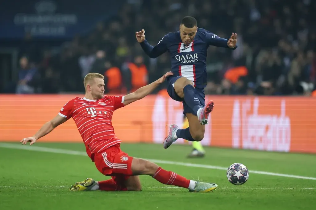 Mbappé durante duelo pela Champions League Alex Grimm/Getty Images