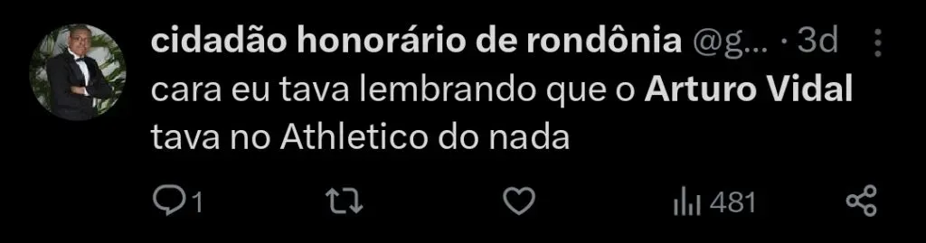 Repercussão via Twitter