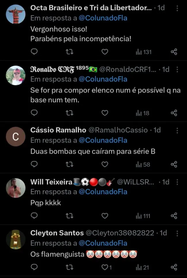 Repercussão via Twitter