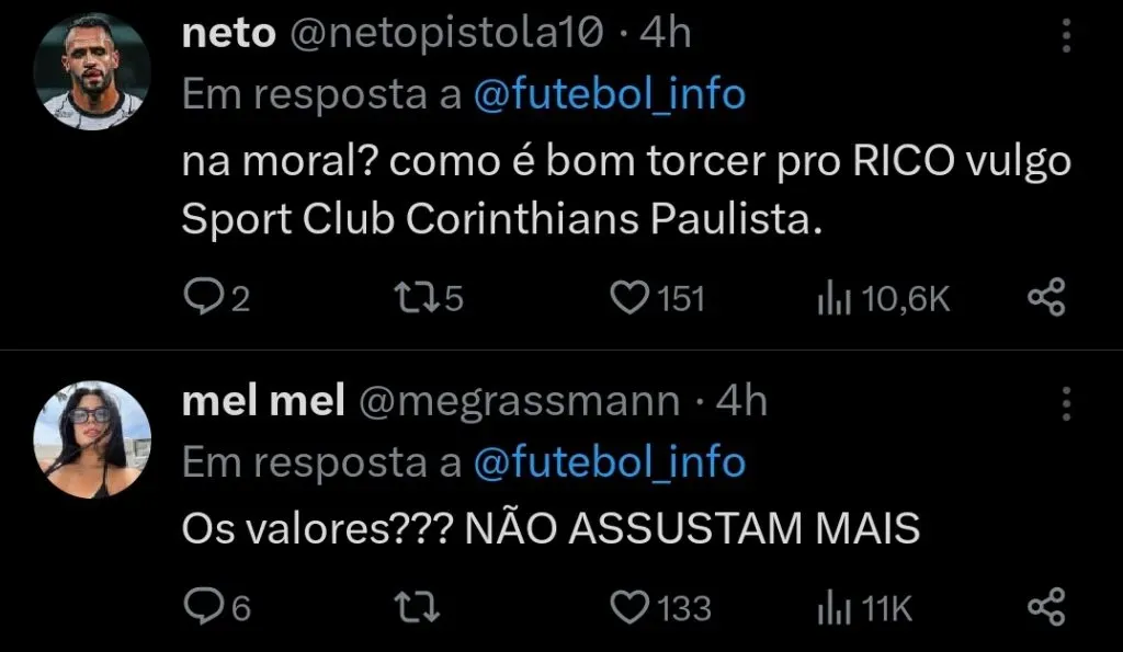 Repercussão via Twitter
