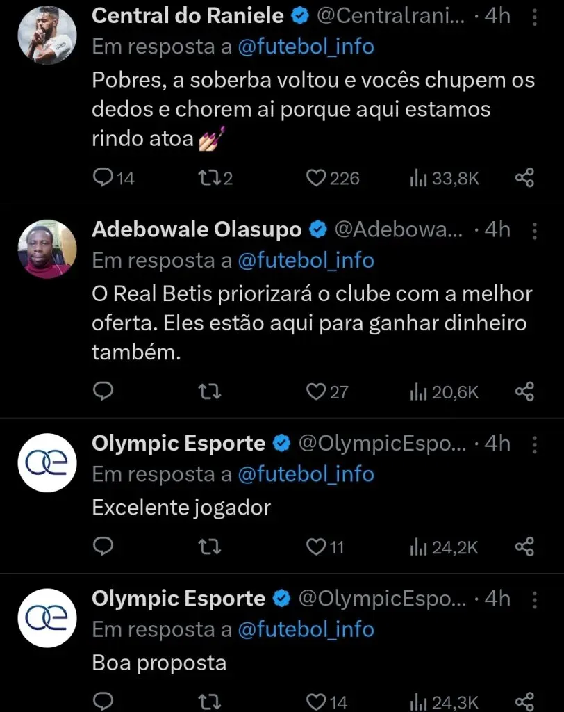 Repercussão via Twitter