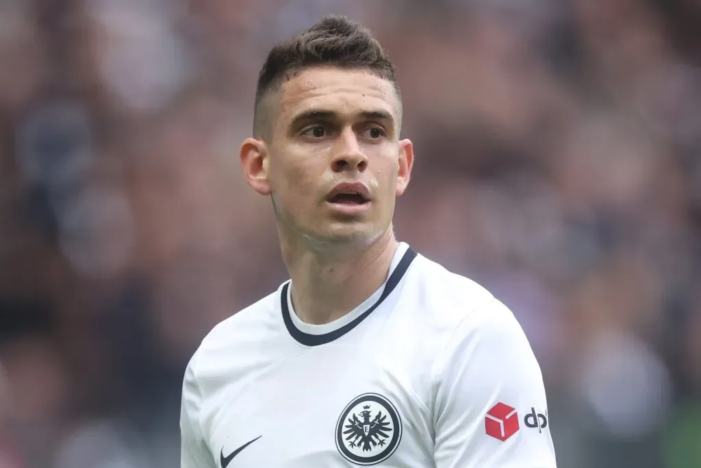 Rafael Borré, do Eintracht Frankfurt (Photo by Alex Grimm/Getty Images)