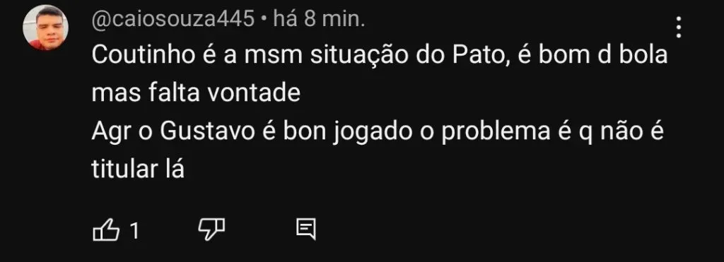 Repercussão via YouTube