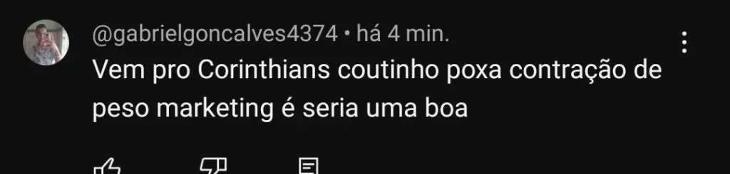 Repercussão via YouTube