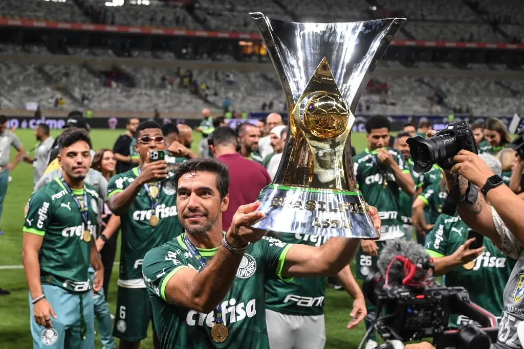 Abel Ferreira coach of Palmeiras  (Photo by João Guilherme Arenazio/Getty Images)