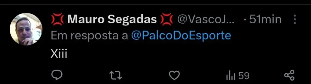 Repercussão via Twitter