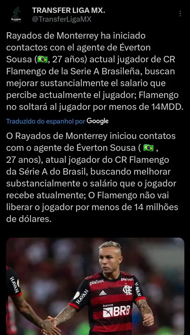 Repercussão via Twitter