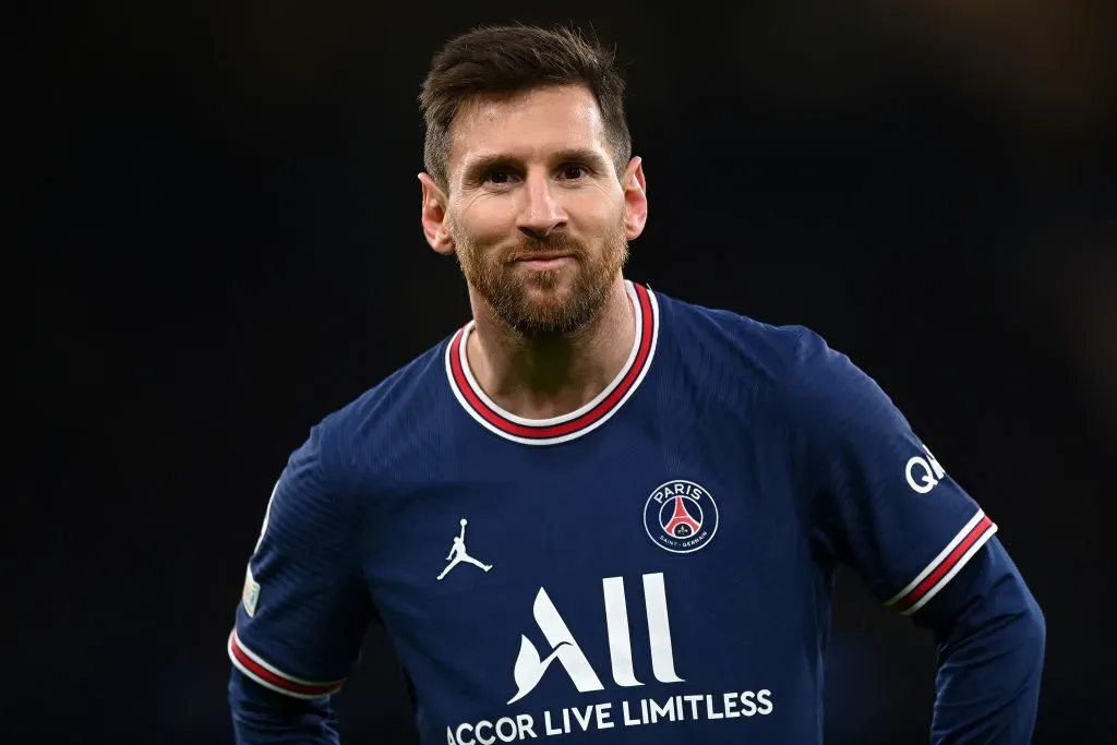 Lionel Messi of Paris Saint-Germain. (Photo by Shaun Botterill/Getty Images)