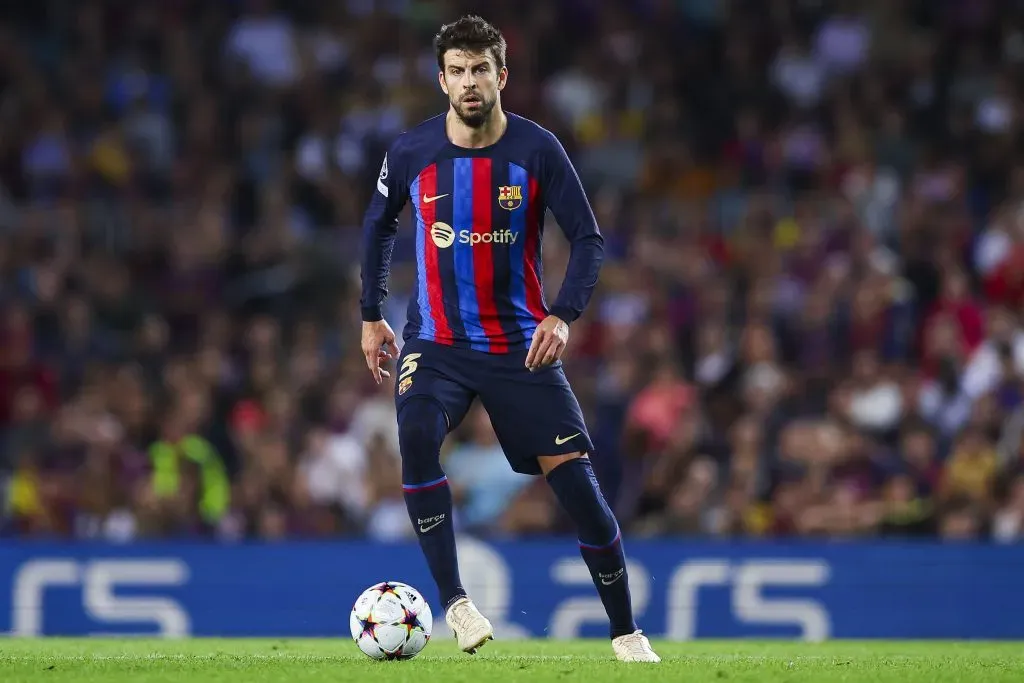 Gerard Pique of FC Barcelona . (Photo by Eric Alonso/Getty Images)