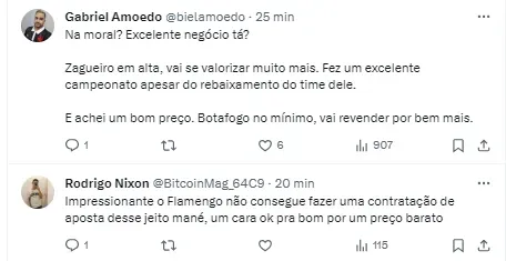 Torcida se manifesta sobre negócio feito pelo Botafogo