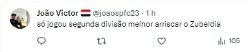 Torcedor do São Paulocomenta sobre Zubeldía