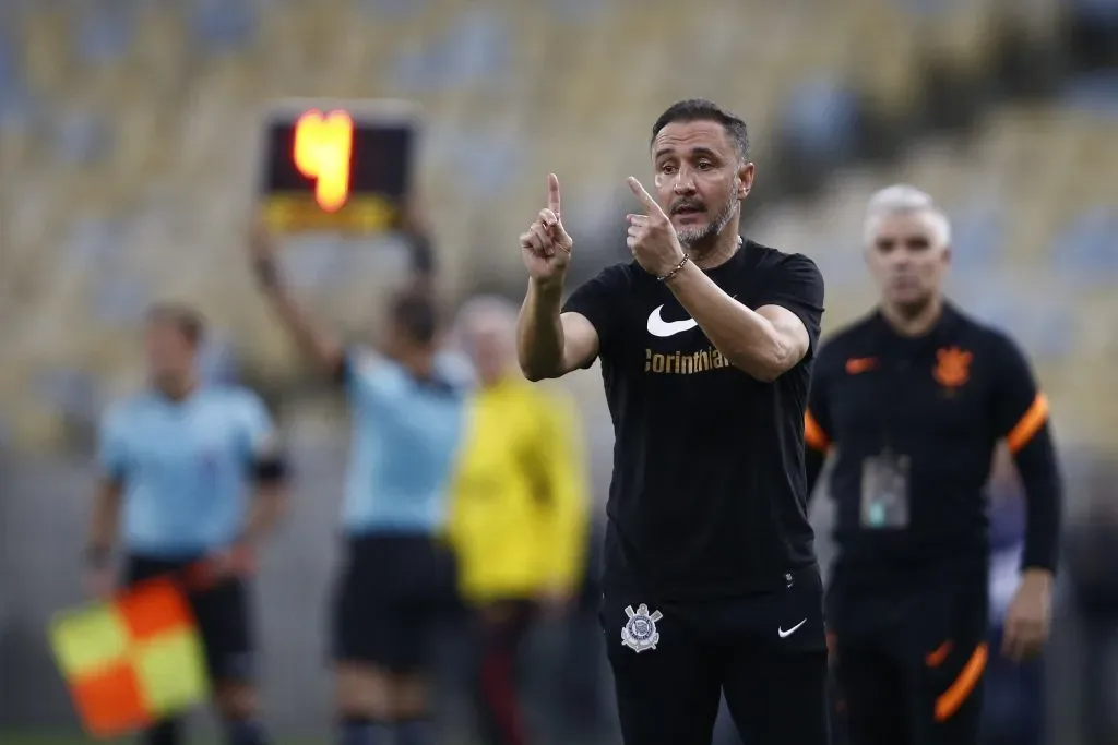 Vítor Pereira nos tempos de Corinthians. (Photo by Wagner Meier/Getty Images)