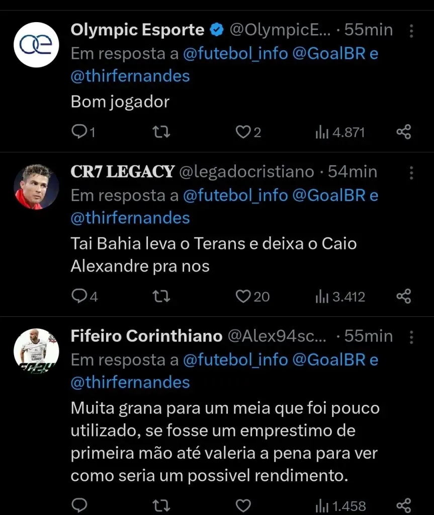 Repercussão via Twitter