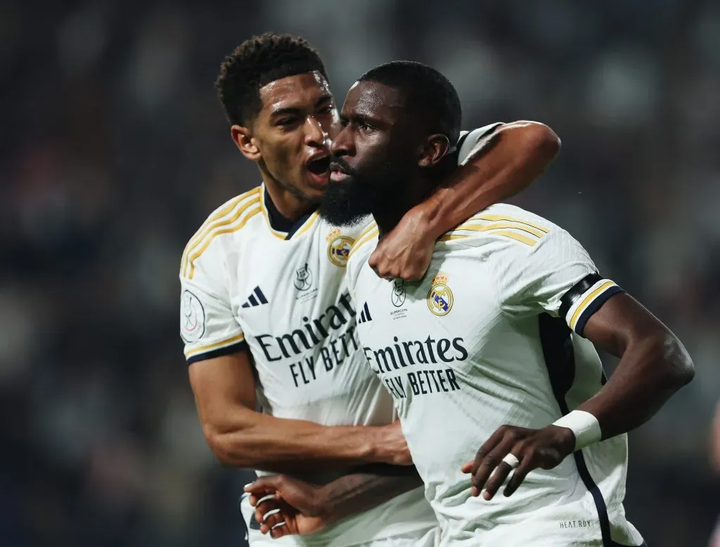 Rudiger após empatar partida para o Real Madrid – (Photo by Yasser Bakhsh/Getty Images)