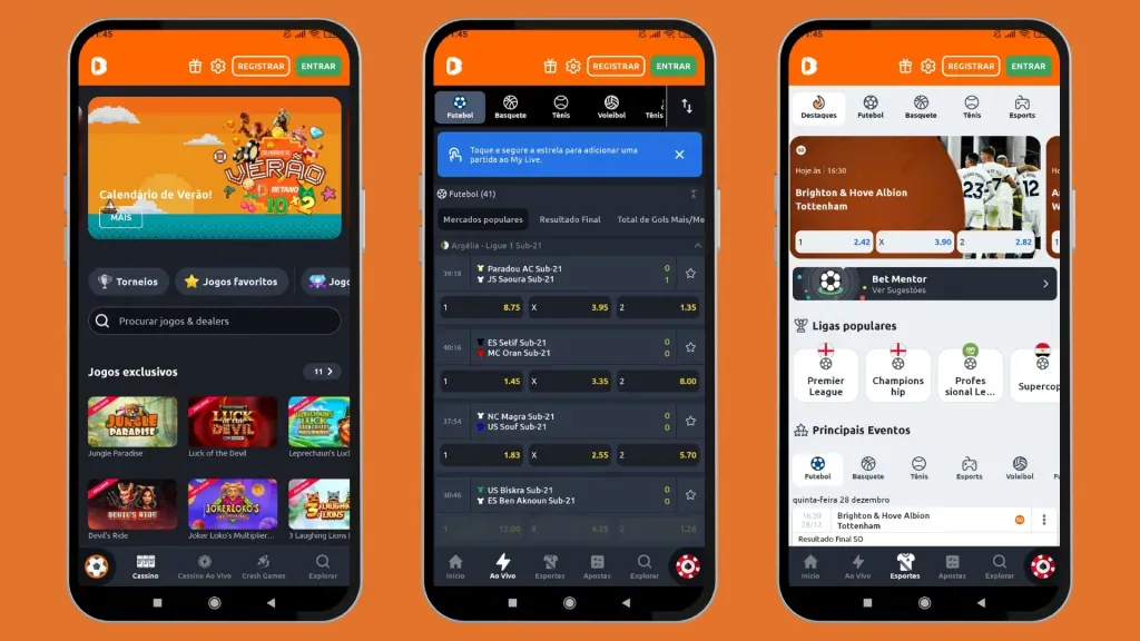 O Betano app oferece aos apostadores uma forma segura de apostar em jogos ao vivo.