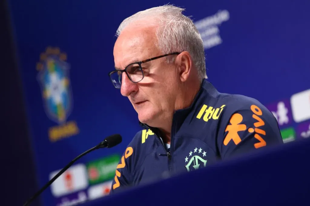 Dorival Júnior participa de entrevista coletiva. Foto: Flickr Oficial CBF/Staff Images