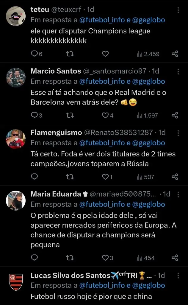 Repercussão via Twitter