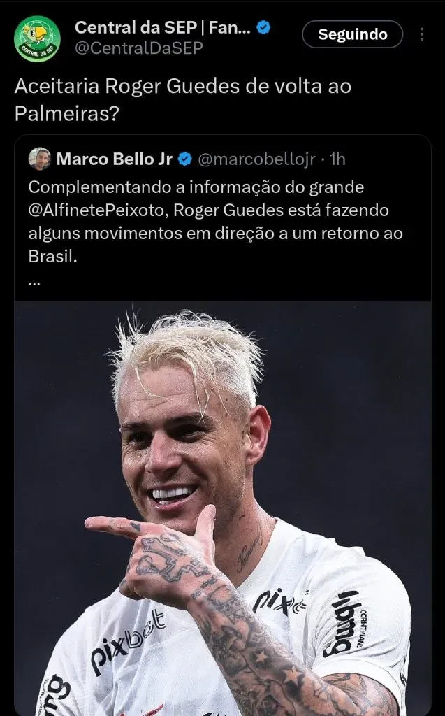 Central da SEP no Twitter