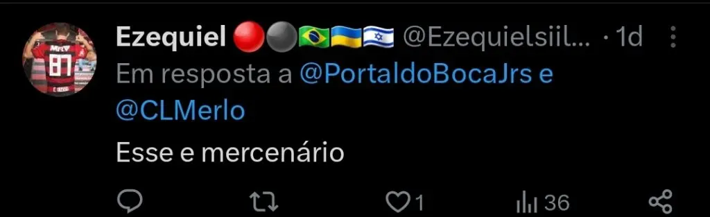 Repercussão via Twitter