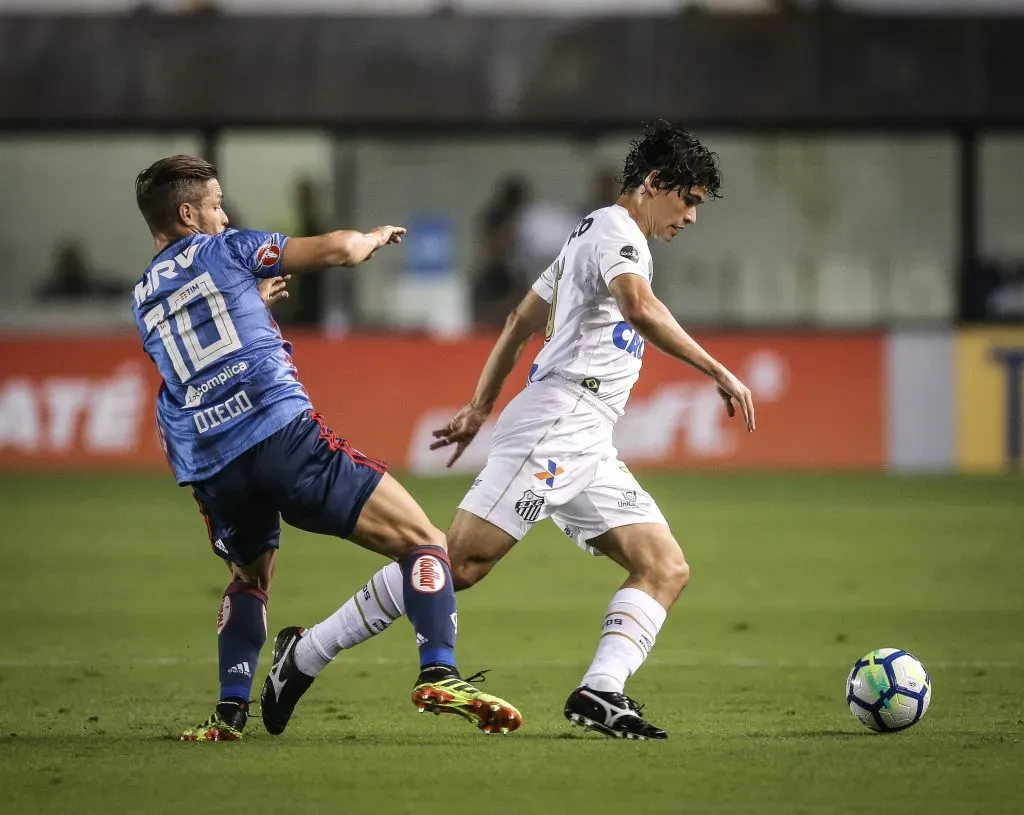 Dodô na primeira passagem pelo Santos (Photo by Ricardo Nogueira/Getty Images)