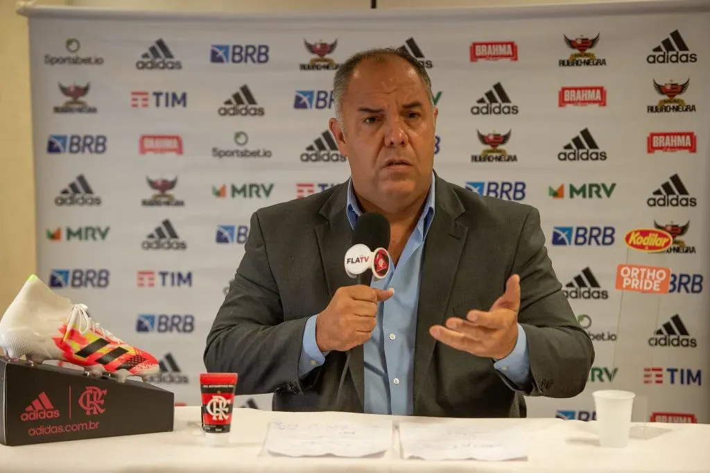 Marcos Braz irrita flamenguistas. Foto: Flickr Oficial CR Flamengo/Alexandre Vidal