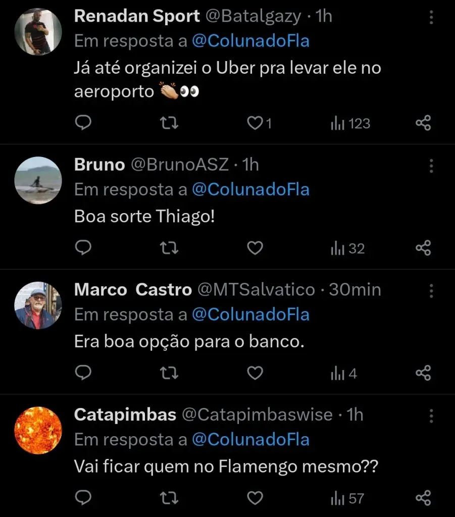 Repercussão via Twitter