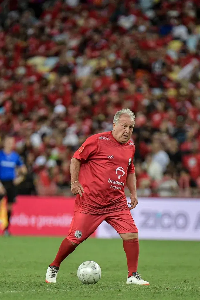 Zico se aposenta do futebol. Foto: Thiago Ribeiro/AGIF