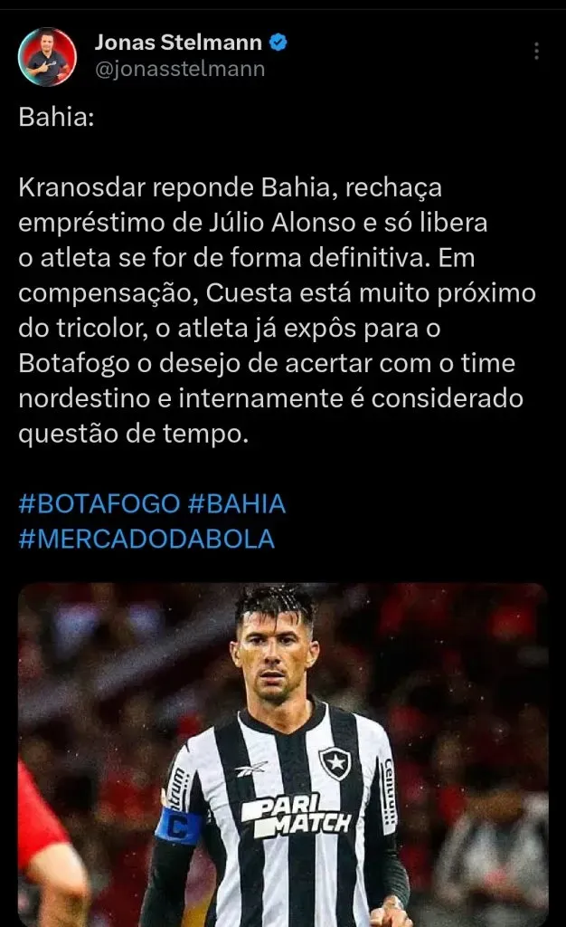 Repercussão via Twitter