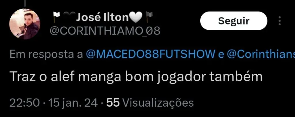 Repercussão via Twitter