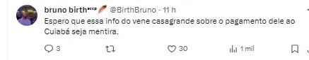 Torcida do Corinthians comenta sobre a situação envolvendo Raniele
