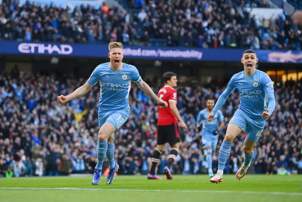 Kevin De Bruyne of Manchester City . (Photo by Michael Regan/Getty Images)