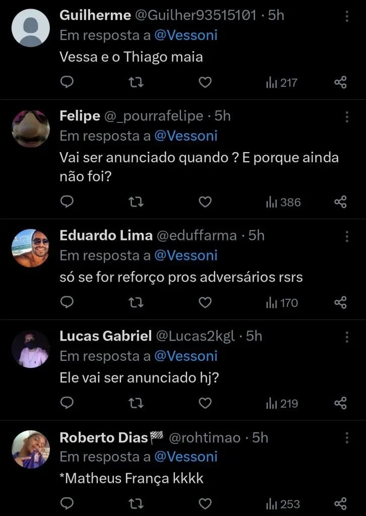 Repercussão via Twitter